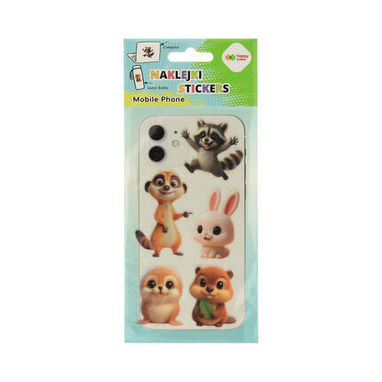 Naklejki ozdobne Mobile Phone 90x205 Cute Animals HappyColor ST8392 01