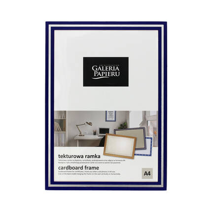 Tekturowa ramka A4 granatowa zawieszana - 1 szt. AG4554 02
