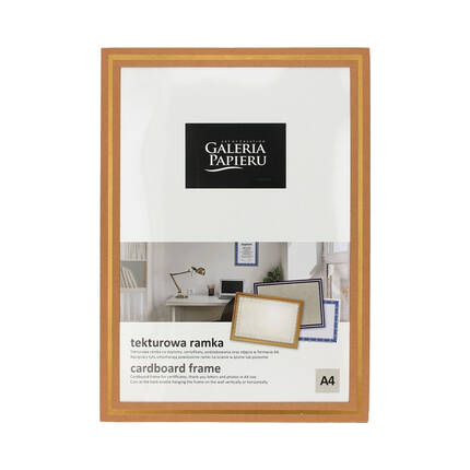 Tekturowa ramka A4 beżowa zawieszana - 1 szt. AG4530 02