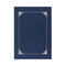 Teczka ozdobna na dyplom granatowa srebrna ramka AG7689 01