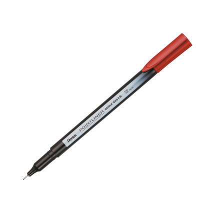 Cienkopis 0.4mm czerwony Pentel S40 PN1346 02