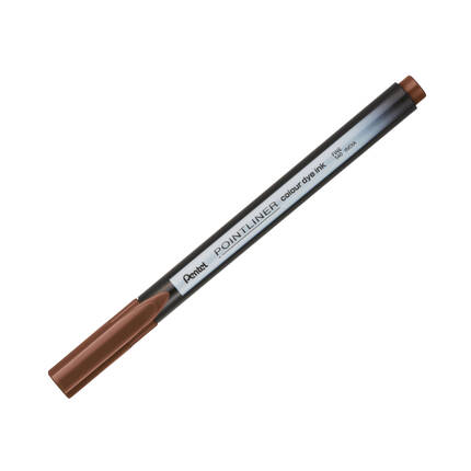 Cienkopis 0.4mm orzechowy Pentel S40 PN1377 01