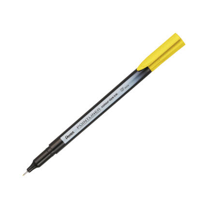Cienkopis 0.4mm żółty Pentel S40 PN1382 02