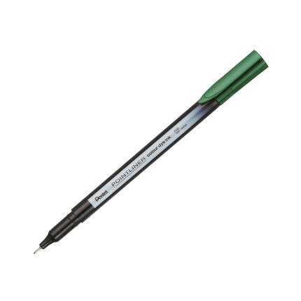 Cienkopis 0.4mm butelkowa zieleń Pentel S40 PN1383 02