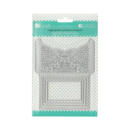 Wykrojniki składane zaproszenie 12.1x14.4 DP8536 01