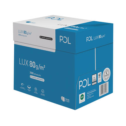 Papier ksero A4 80g 161 Pollux 5x500 PI1001 01