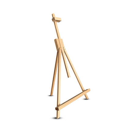 Sztaluga stołowa z drewna bukowego Artea Astra - 70 cm AZ0664 01