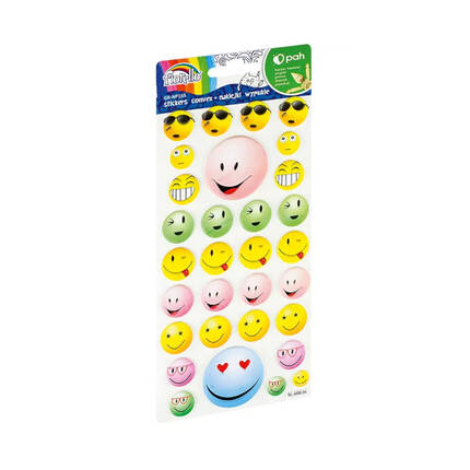 Naklejka wypukła buźki serca Fiorello GR-NP155 KA5214 01