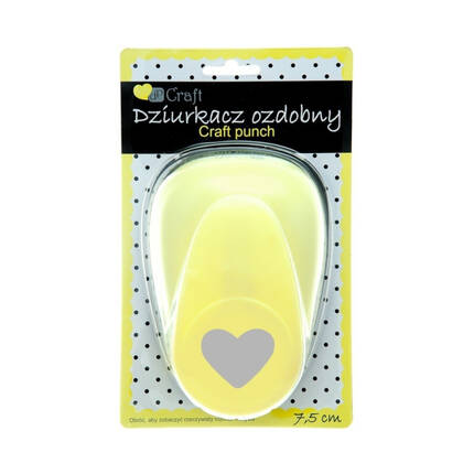 Dziurkacz ozdobny DpCraft 7.6 cm Serce DP1057 01