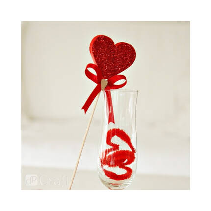 Dziurkacz ozdobny DpCraft 7.6 cm Serce DP1057 02