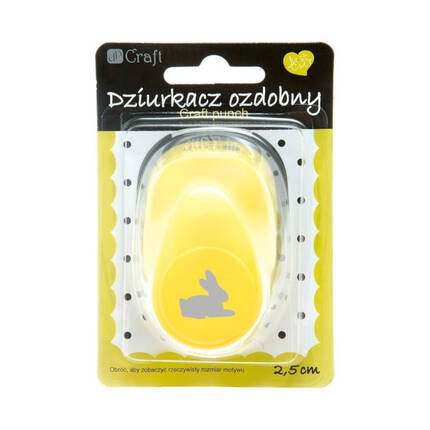 Dziurkacz ozdobny DpCraft 2.5cm Królik DP7077 01