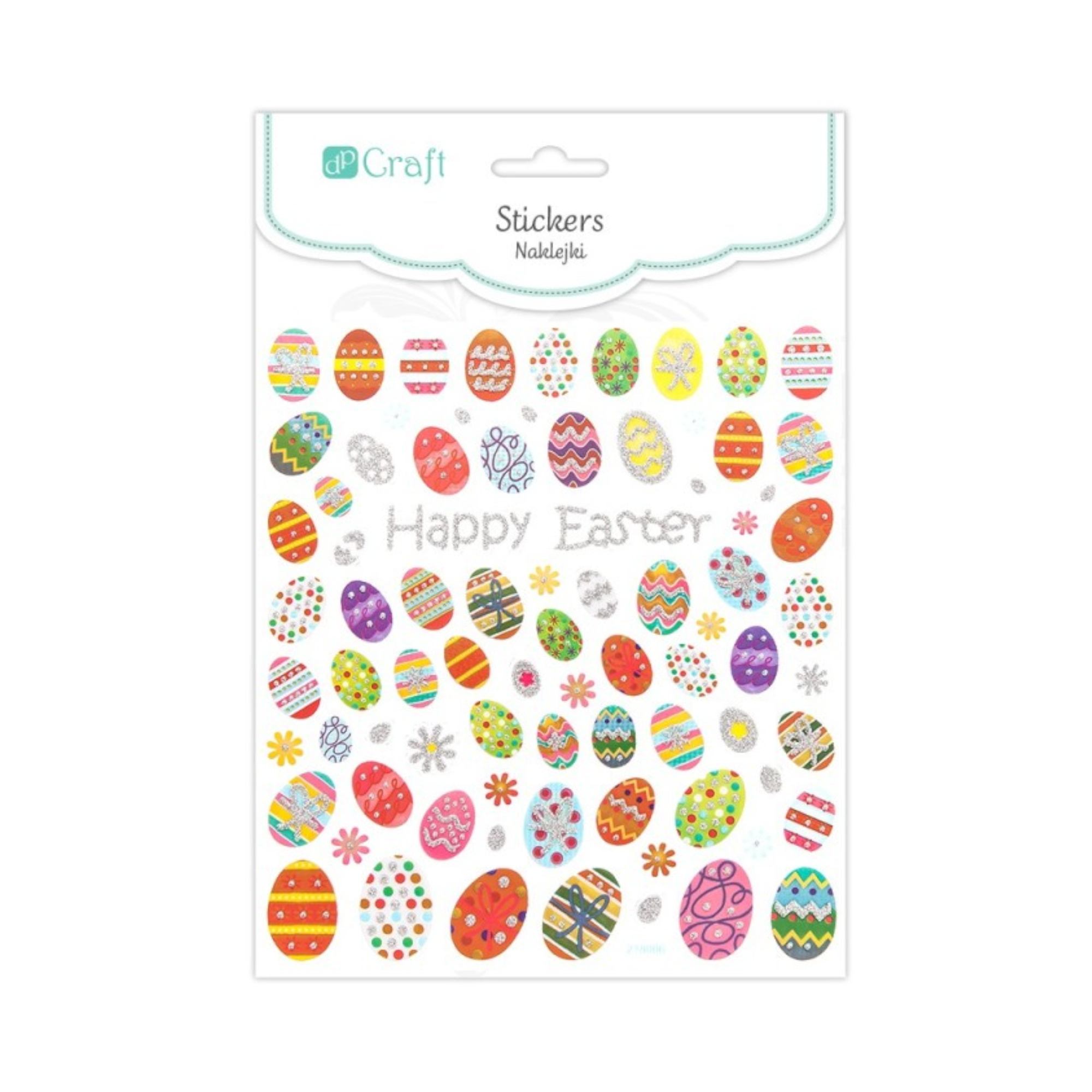 Naklejki wielkanocne Pisanki (80) DP7628 01 Naklejki wielkanocne Pisanki (80) DP7628 01