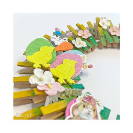 Naklejki z brokatem Króliczki i Kurczaki (27) DP8961 02