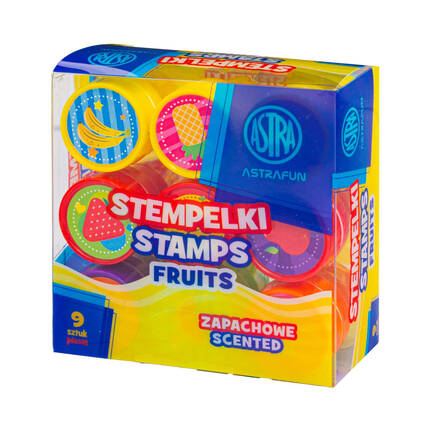 Stempelki zapachowe owocki Astra Fun - 9 szt. AZ0675 01