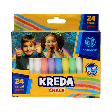 Kreda tablicowa kolorowa Astra (24) AZ0417 01