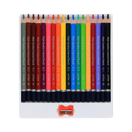 Kredki ołówkowe 18kol trójkątne Jumbo Astra AZ0477 02