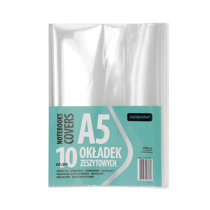 Okładka zeszyt A5 bezbarwna AstraPap (10) AZ0653 01