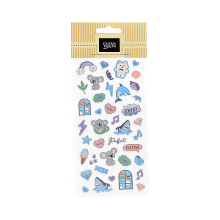 Naklejki ozdobne ENJOY niebieskie Galeria Papieru AG4574 01