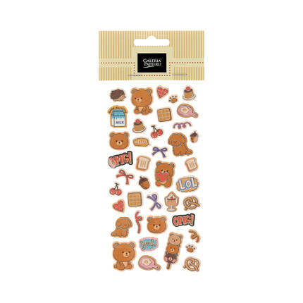 Naklejki ozdobne ENJOY brązowe Galeria Papieru AG4571 01