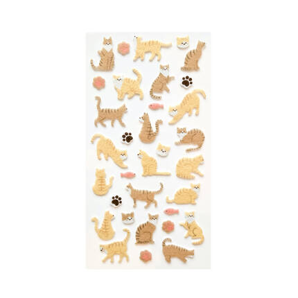 Naklejki welurowe Koty beżowe Galeria Papieru AG4581 02