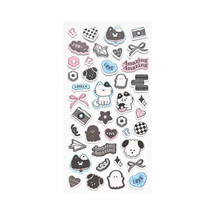 Naklejki ozdobne ENJOY czarne Galeria Papieru AG4572 02